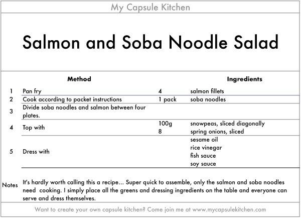 Salmon and Soba Noodle Salad recipe