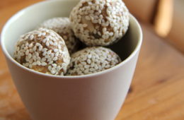 Breakfast Balls in a bowl