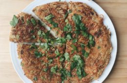 Celeriac and Spring Onion Rösti