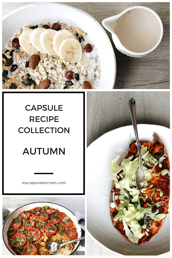 autumn recipe collection blog graphic
