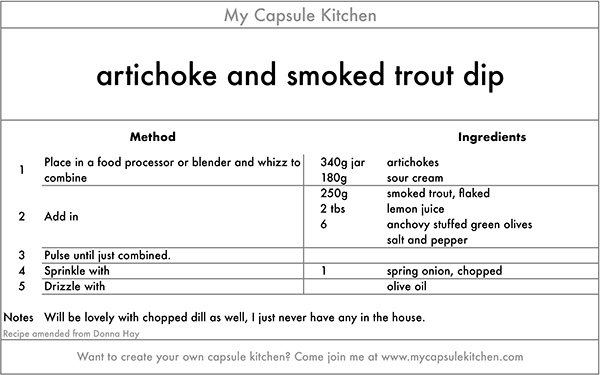 artichoke and smoked trout dip recipe