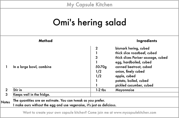 herring salad recipe